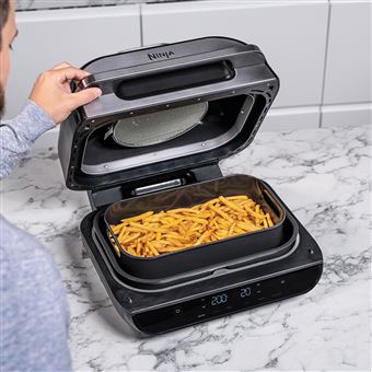 Grill d’intérieur Ninja Foodi AG551EU Airfryer 2460 W Noir et Gris