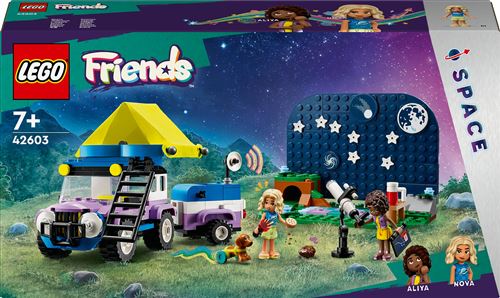 LEGO® Friends 42603 Le camping-car d’observation des étoiles