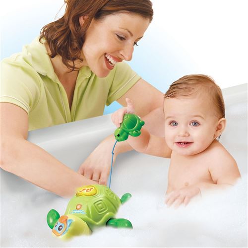 Jouet pour le bain Vtech Maman tortue et son bébé nageur - Jouet pour le  bain - à la Fnac