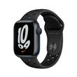 Apple Watch Nike Series 7 GPS, boîtier Aluminium Minuit 41mm avec Bracelet Nike Sport Anthracite Noir