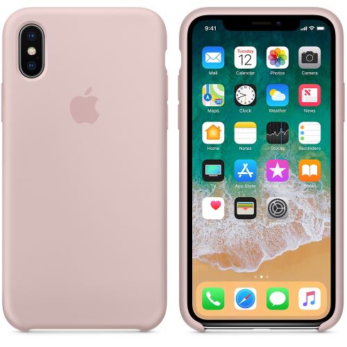 Coque Silicone IPhone X/XS - Couleur Gris Lavande - Neuve Sous Blister