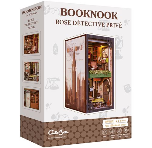 Maquette Blackrock Games Booknook Rose détective privé - Blackrock Games