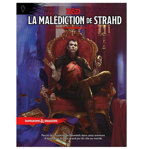 Jeu de rôles Asmodee Dungeons et Dragons 5 La Malédiction de Strahd