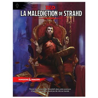 Jeu de rôles Asmodee Dungeons et Dragons 5 La Malédiction de Strahd