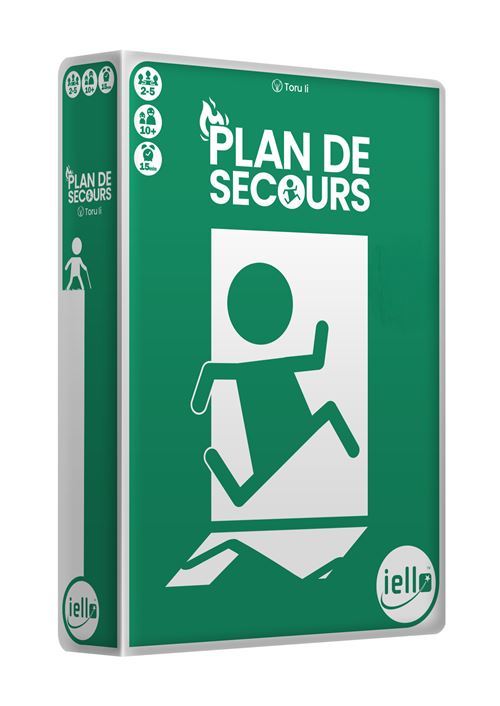 Jeu De Stratégie Iello Plan De Secours – Mémoire Et Visualisation Spatiale Pour 2 À 5 Joueurs
