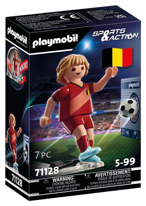 Playmobil 71128 Joueur De Football Belge