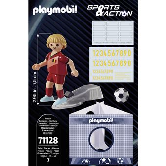 Playmobil 71128 Joueur de football Belge