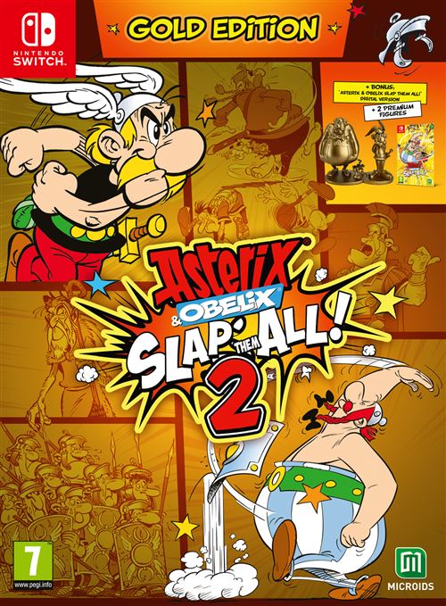 Mdf- Microids Distribution Astérix Et Obélix Baffez Les Tous 2 Gold Edition Nintendo Switch