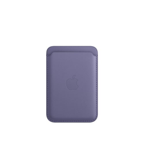 Porte-cartes en cuir Apple avec MagSafe pour iPhone Glycine