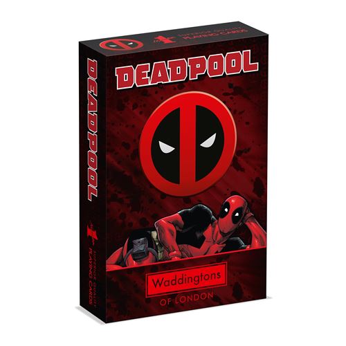 Jeu Classique Winning Moves WM04686-EN1-12 – Jeu de 54 Cartes Deadpool
