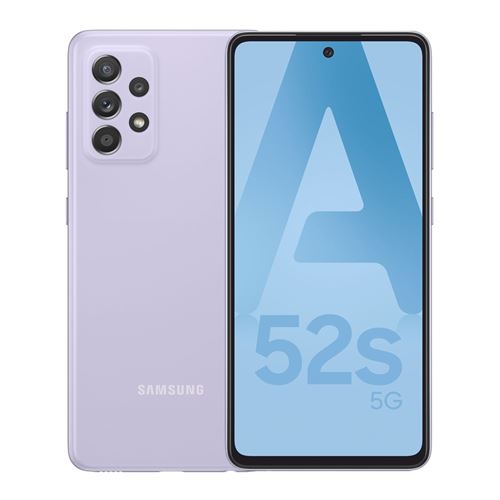 Smartphone Samsung Galaxy A52s 6.5 Double SIM 5G 128 Go Lavande