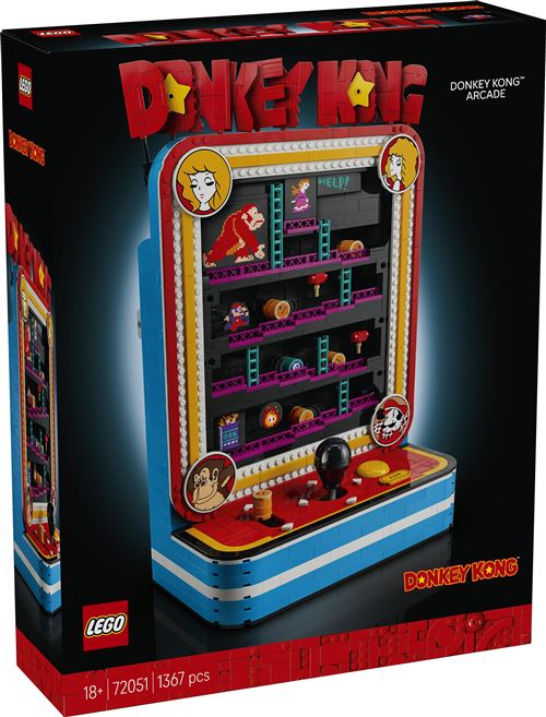 LEGO Donkey Kong Jeu dArcade Donkey Kong Set pour Adulte Maquette 3D Interactive Produit Gaming Collector - vue 2