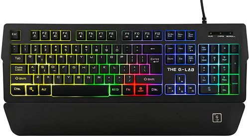 Clavier Gaming RGB The G-Lab Keyz Palladium Noir