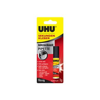 UHU Colle instantanée universelle Sans vapeurs piquantes | 3 g Acheter