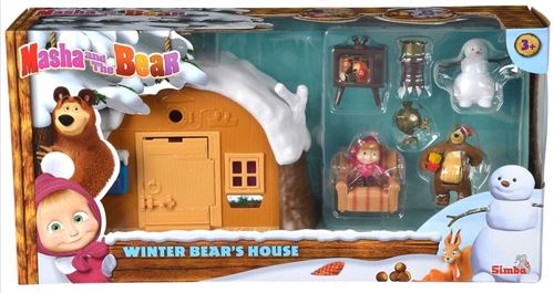 Playset Simba Masha & Michka Hutte Hiver + Accessoires
