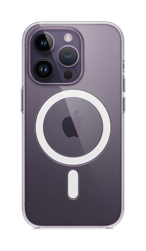 Coque transparente avec MagSafe pour Apple iPhone 14 Pro