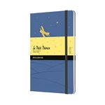 Carnet Moleskine Grand Format Ligné Le Petit Prince Édition Limitée Bleu