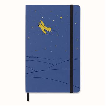 Carnet Moleskine Grand Format Ligné Le Petit Prince Édition Limitée Bleu