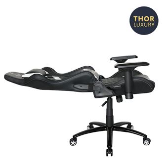 Chaise gaming Alpha Omega Players Berserker Thor Luxury Noir et Blanc