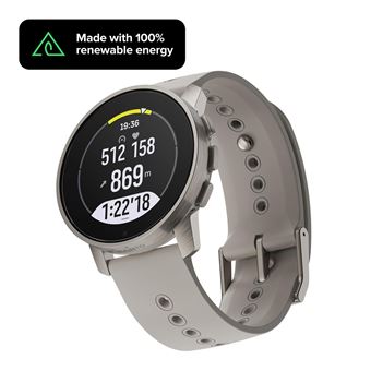 Suunto 9 Peak Pro - Polyamide renforcé de fibres de verre - montre de sport avec sangle - silicone - taille du poignet : 125-175 mm - affichage 1.2" - Bluetooth - 55 g - sable de titane