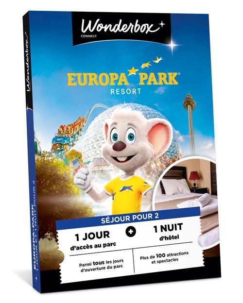 Coffret cadeau Tick nBox Europa-Park Séjour 1 jour 1 nuit