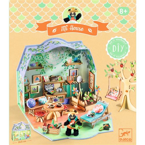 Djeco Multicolore Maquette Mi House Olive