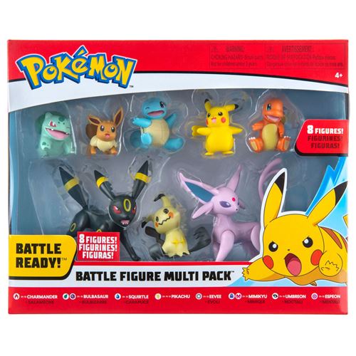 Pack de 8 figurines Pokémon Vague 6 Modèle aléatoire