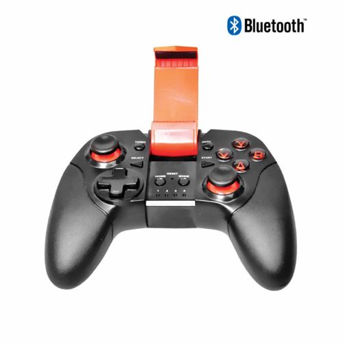 ALPHA OMEGA PLAYERS Manette Smartphone et PC  Bluetooth Noir et Rouge 