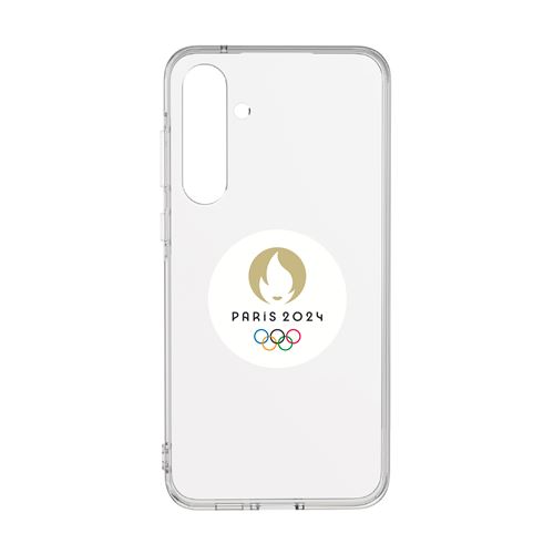 Coque résine Samsung Flamme Paris 2024 pour Samsung Galaxy A55 5G Transparent