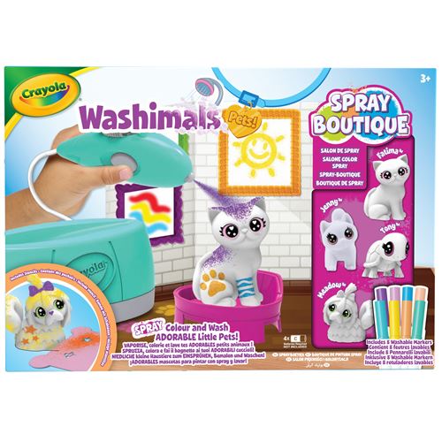 Jeu créatif Crayola Washimals Spray Boutique - Crayola
