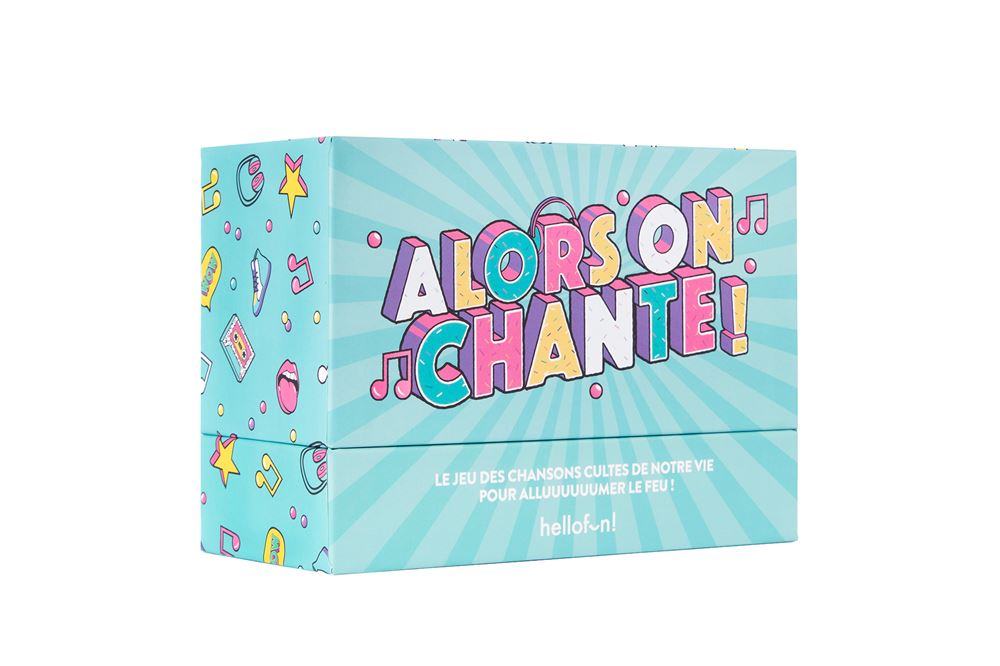Hellofun! – Alors On Chante ! – Jeu De Société Musical – Pour 4 à 12 Joueurs – Chansons Des Années 60 à Aujourd’hui – Cadeau Familial