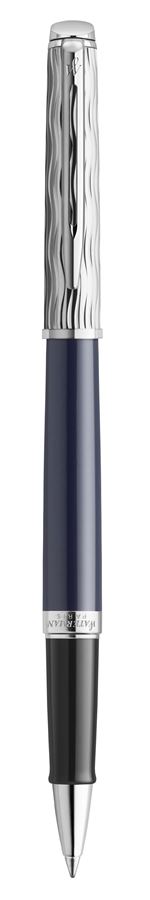 WATERMAN Hémisphère L'Essence du bleu Stylo roller, Bleu, recharge noire pointe fine, Coffret cadeau