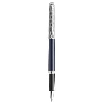 WATERMAN Hémisphère L'Essence du bleu Stylo roller, Bleu, recharge noire pointe fine, Coffret cadeau