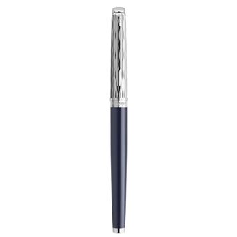 WATERMAN Hémisphère L'Essence du bleu Stylo roller, Bleu, recharge noire pointe fine, Coffret cadeau