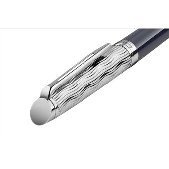 WATERMAN Hémisphère L'Essence du bleu Stylo roller, Bleu, recharge noire pointe fine, Coffret cadeau