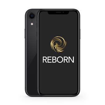 iPhone XR 64 Go 6,1 Noir Double SIM Reconditionné Grade A Reborn
