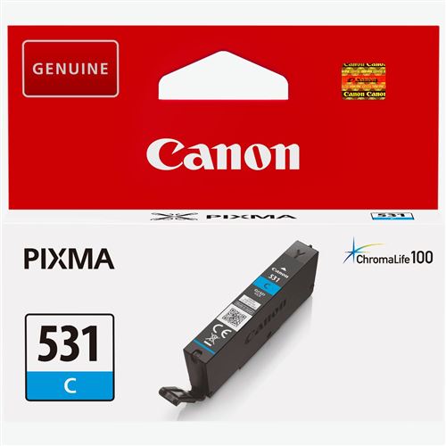 Cartouche d'encre Canon Pixma Chroma Life 100 TS8750 S/BL Cyan