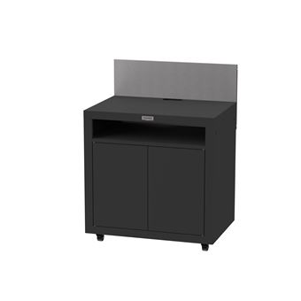 Desserte cuisine sur roulettes Le Marquier DMC80PPLE13 Noir - 1