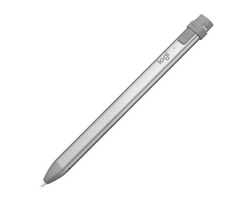 Stylet numérique Logitech Crayon pour iPad versions 2018 et ultérieures Argent