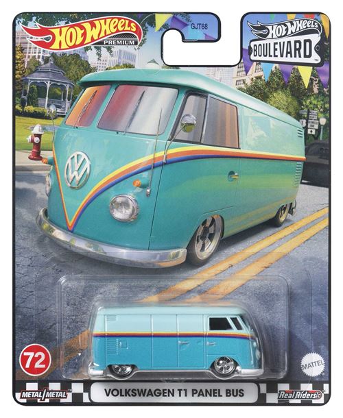Voiture Miniature Hot Wheels Boulevard – Modèle Aléatoire 1/64 en Métal avec Roues Real Riders - vue 5