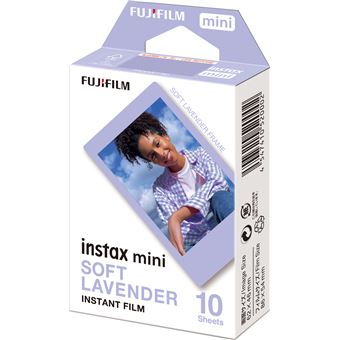 Pack de 10 vues Fujifilm instax mini Lavande