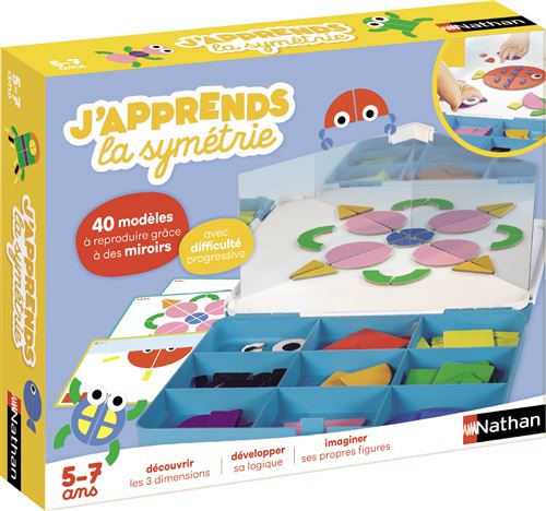 Jeu de société Nathan J'apprends la symétrie