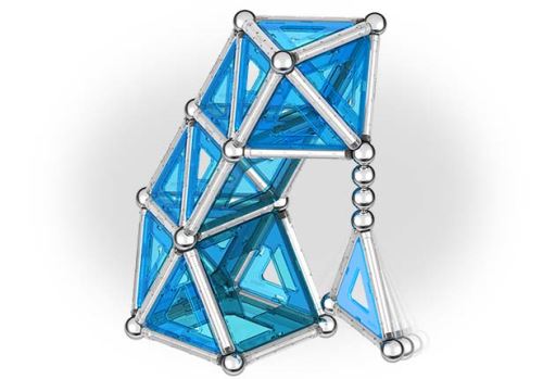 Geomag Pro-L 110 Pièces – Jeu De Construction Magnétique Puissant Avec 36 Tiges, 30 Billes, 44 Panneaux – Fabrication Suisse, STEM Dès 8 Ans