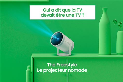 Le vidéoprojecteur Samsung The Freestyle offert pour l'achat du Galaxy S23  Ultra !