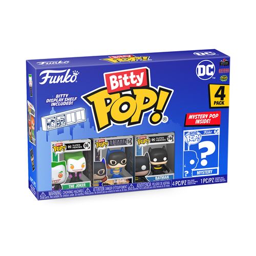 Pack de 4 figurines Funko Bitty Pop DC The Joker État correct - Funko reconditionné disponible sur Fnac