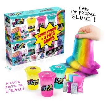 Kit créatif So Slime 3 + 3 Slime Shakers Arc-en-Ciel