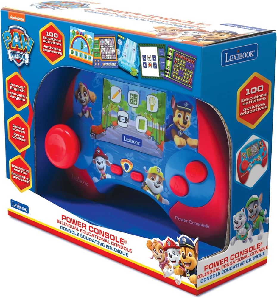 PAT' PATROUILLE Console de jeux portable enfant Compact Cyber Arcade  LEXIBOOK - 150 jeux
