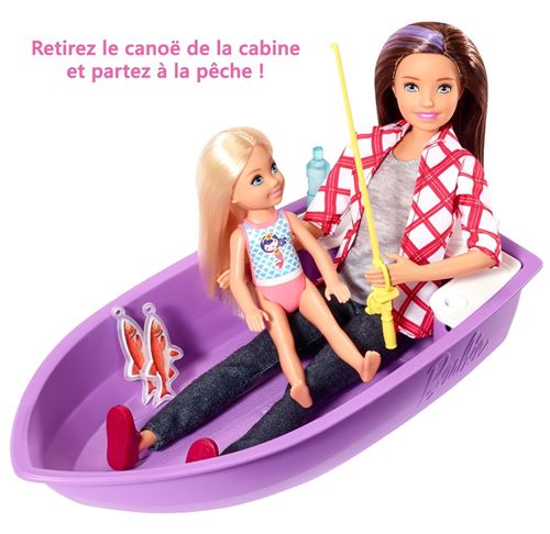 29€68 sur Playset Barbie DreamCamper Camping Car Transformable - Poupée -  Achat & prix