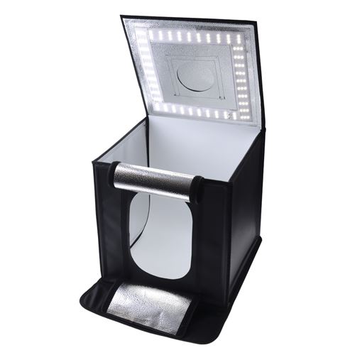 Photocube Caruba à LED 40cm + 4 fonds