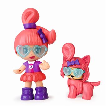 Poupée Pinypon Blister 4 figurines My Puppy and me